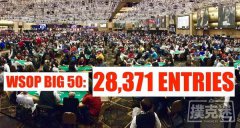 WSOP BIG50纪念赛事创下参赛人数最多新记录