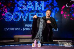 气冠三军：Sam Soverel夺冠扑克大师赛主赛
