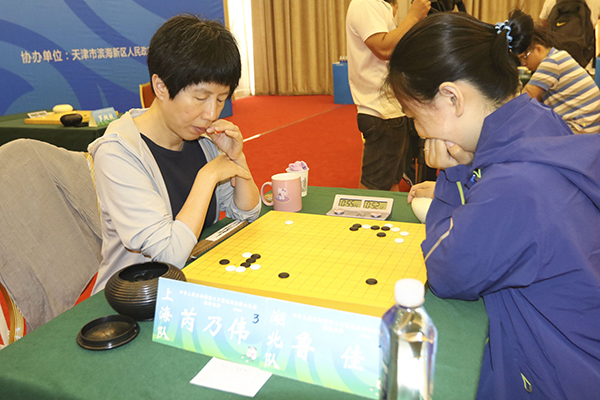 2017年7月5日,芮乃伟参加2017全运会群众比赛围棋决赛。东方IC 资料