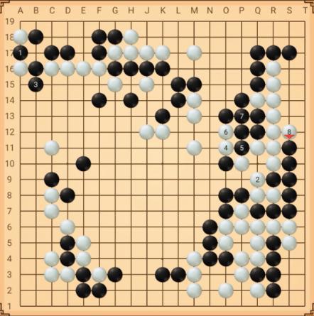 图说:柯洁执白胜申真谞棋图 新民晚报制图