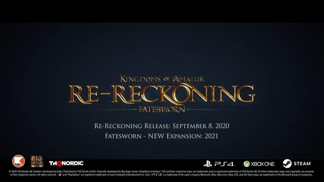 《阿玛拉王国：惩罚 重置版》将于9月正式发售 新预告片公开