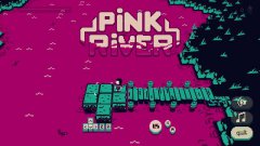 近日一款创意小游戏《粉红河流》（pin