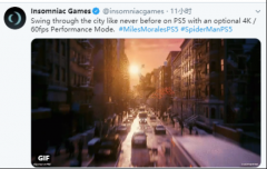 Insomniac Games宣布，《蜘蛛侠：迈尔斯·莫