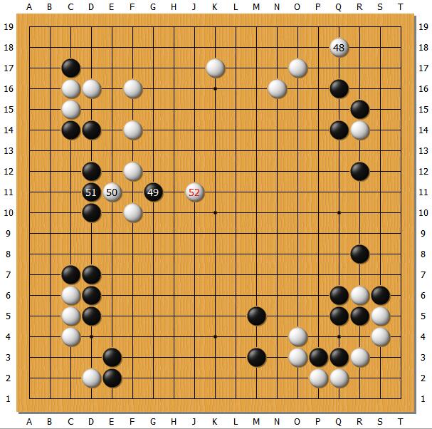 聂卫平执白对阵加藤正夫,中盘精彩瞬间