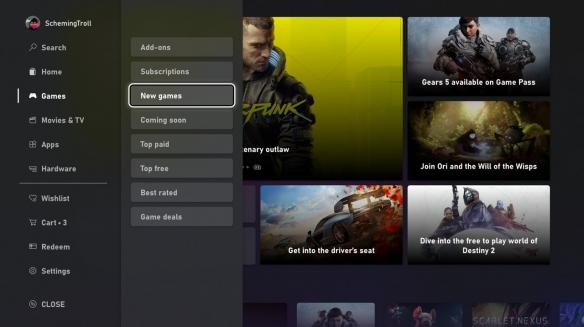 微软Xbox商店新设计公开!更流畅 便捷 玩家体验提升