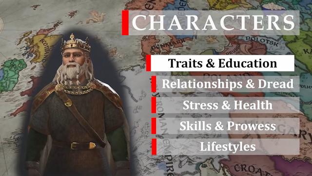 《十字军之王3》角色介绍 个性将影响角色做出的抉择