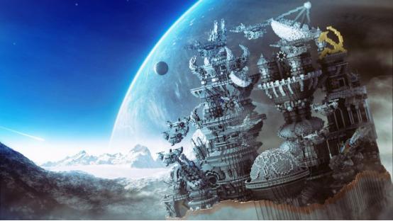 《我的世界》大神建造容纳万人空间站 我到了星际移民现场？