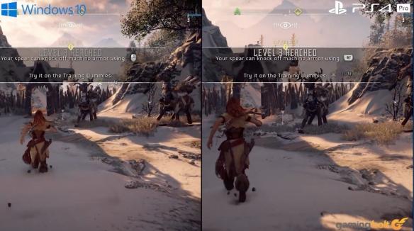 《地平线:零之曙光》PC版VS PS4!PC版真的不行?