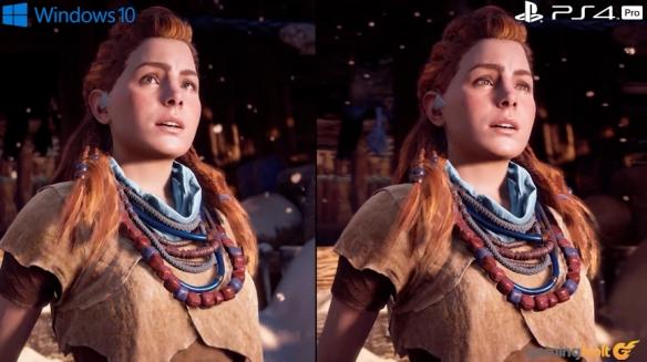 《地平线:零之曙光》PC版VS PS4!PC版真的不行?
