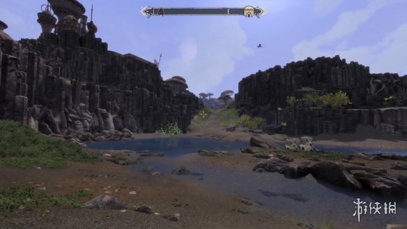 《上古卷轴5：天际》大型mod"天风Skywind"15分钟实机