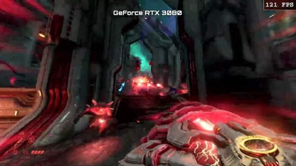 《DOOM:永恒》RTX 3080演示 特效全开,80帧以上
