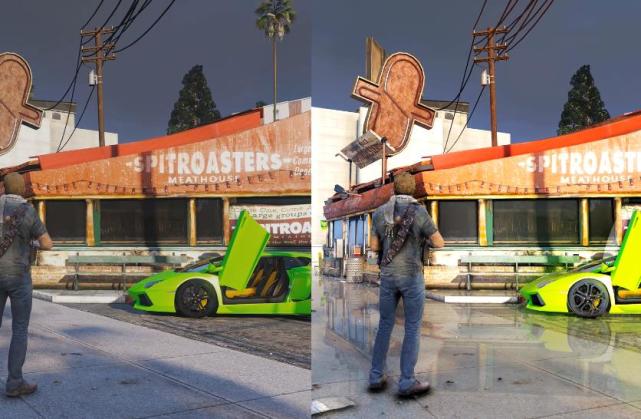 当《GTA5》开启“光线追踪”后会怎样？一副玩不起的样子