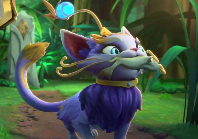 LOL国服出现“猫咪王”,用悠米单排千局上钻2,玩法太过欢乐
