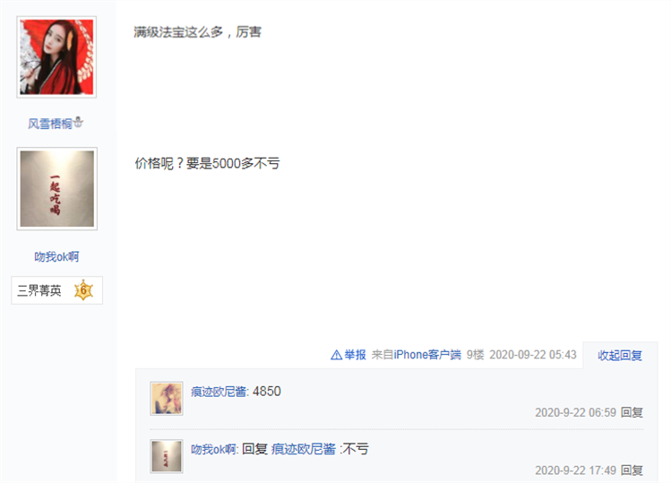 梦幻西游手游:这波买到就赚?玩家晒出角色详情,老玩家都说值