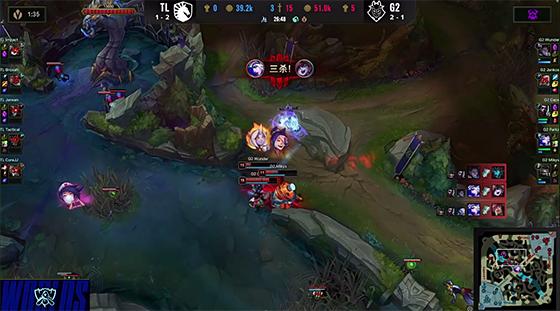 S10:Perkz艾希砍下三杀,G2全场压制成功复仇TL