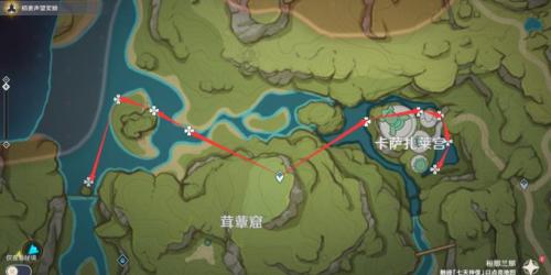 原神月莲采集路线2