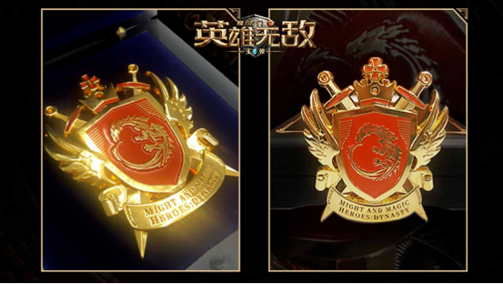 《魔法门之英雄无敌：王朝》二周年精美王者徽章宣传图