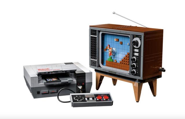 乐高“复活”任天堂NES红白机，马力欧还能跳跃在那款老式电视机上