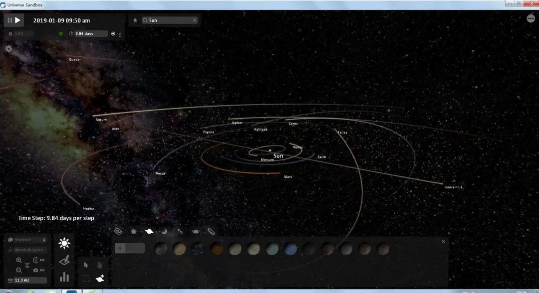 一款创造星辰大海的太空模拟游戏